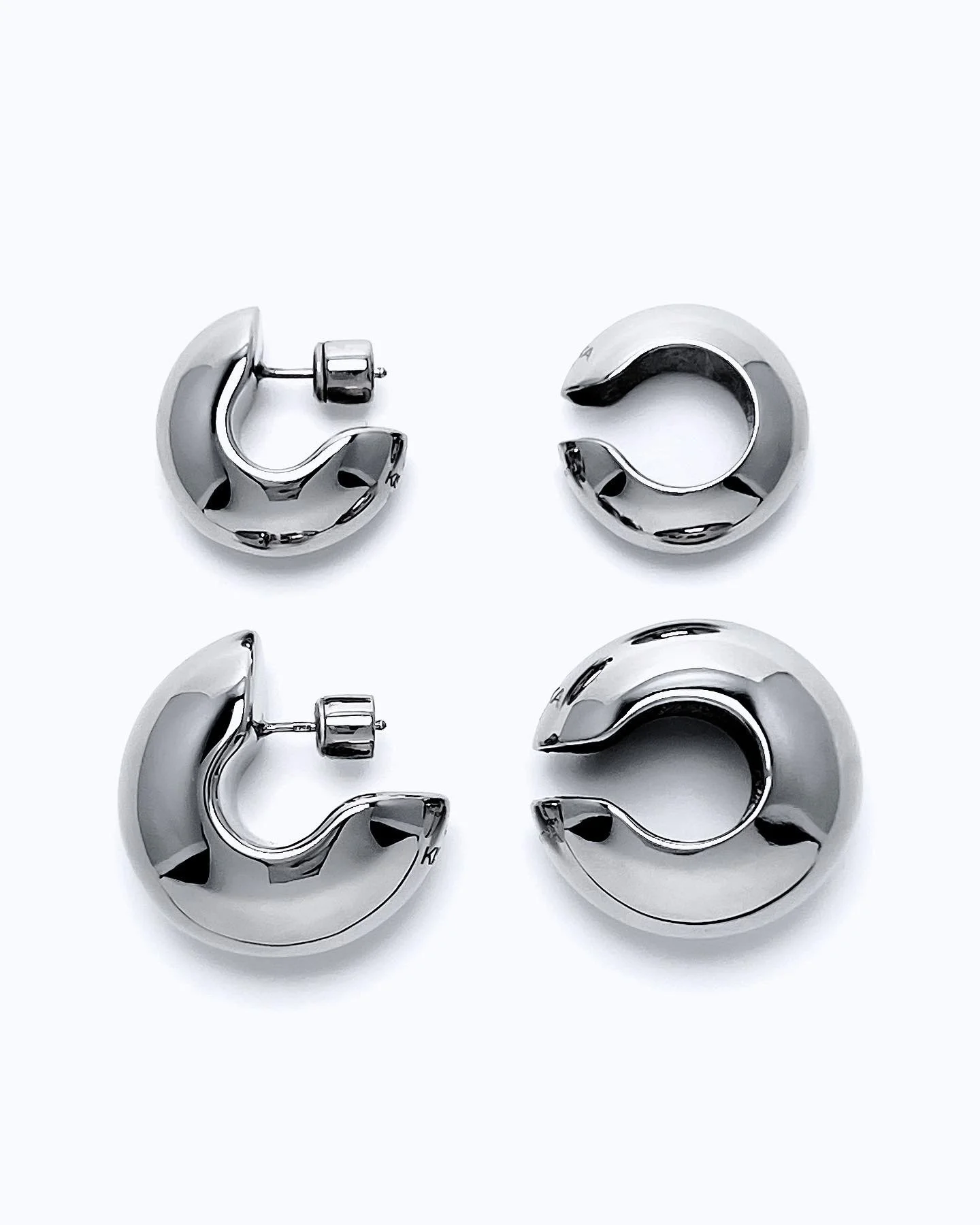 Chunky Cuff Platinum — KISKA LAB